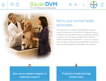 Tablet Screenshot of bayerdvm.com